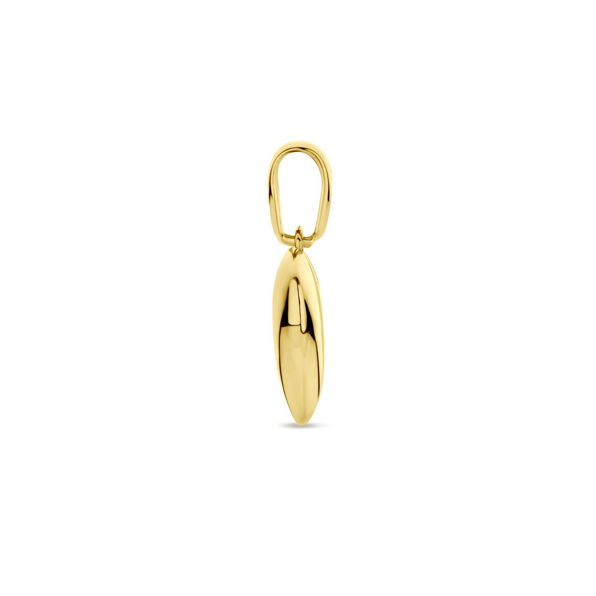 colgante de corazón en oro amarillo de 14k – símbolo de amor y elegancia