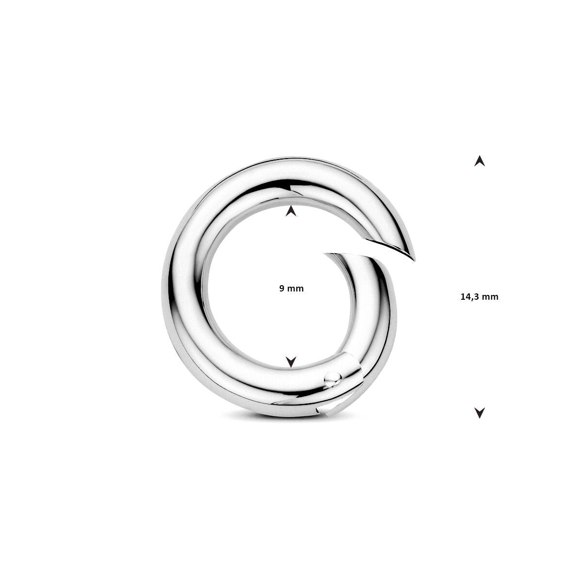 Conector de Plata 925 Rodinada