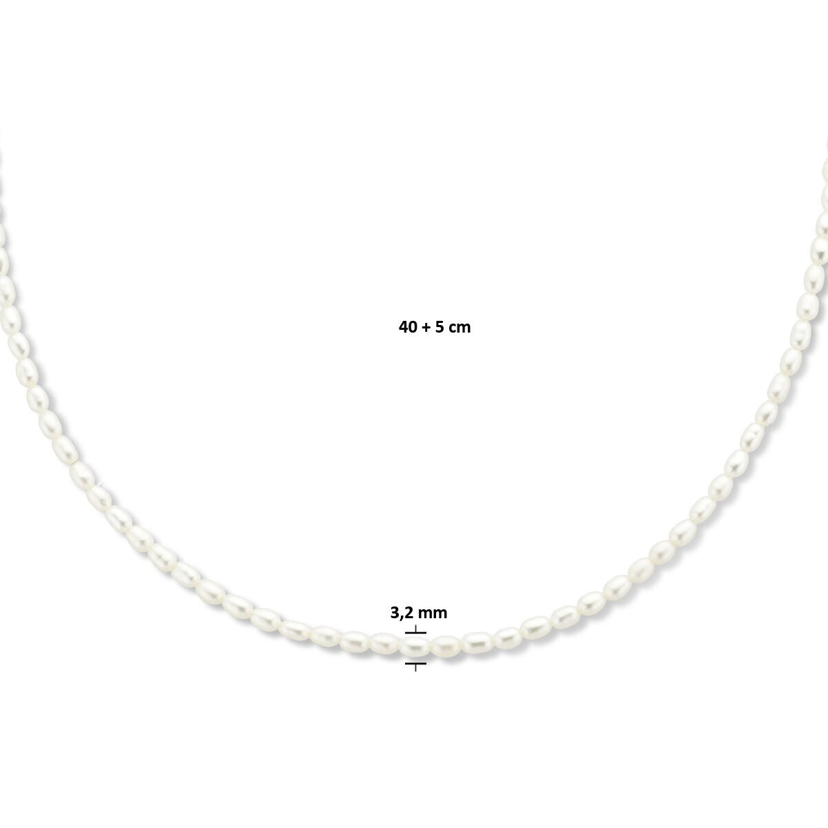Collar chapado en oro con perlas de agua dulce - elegante combinación de color oro y brillo de perla