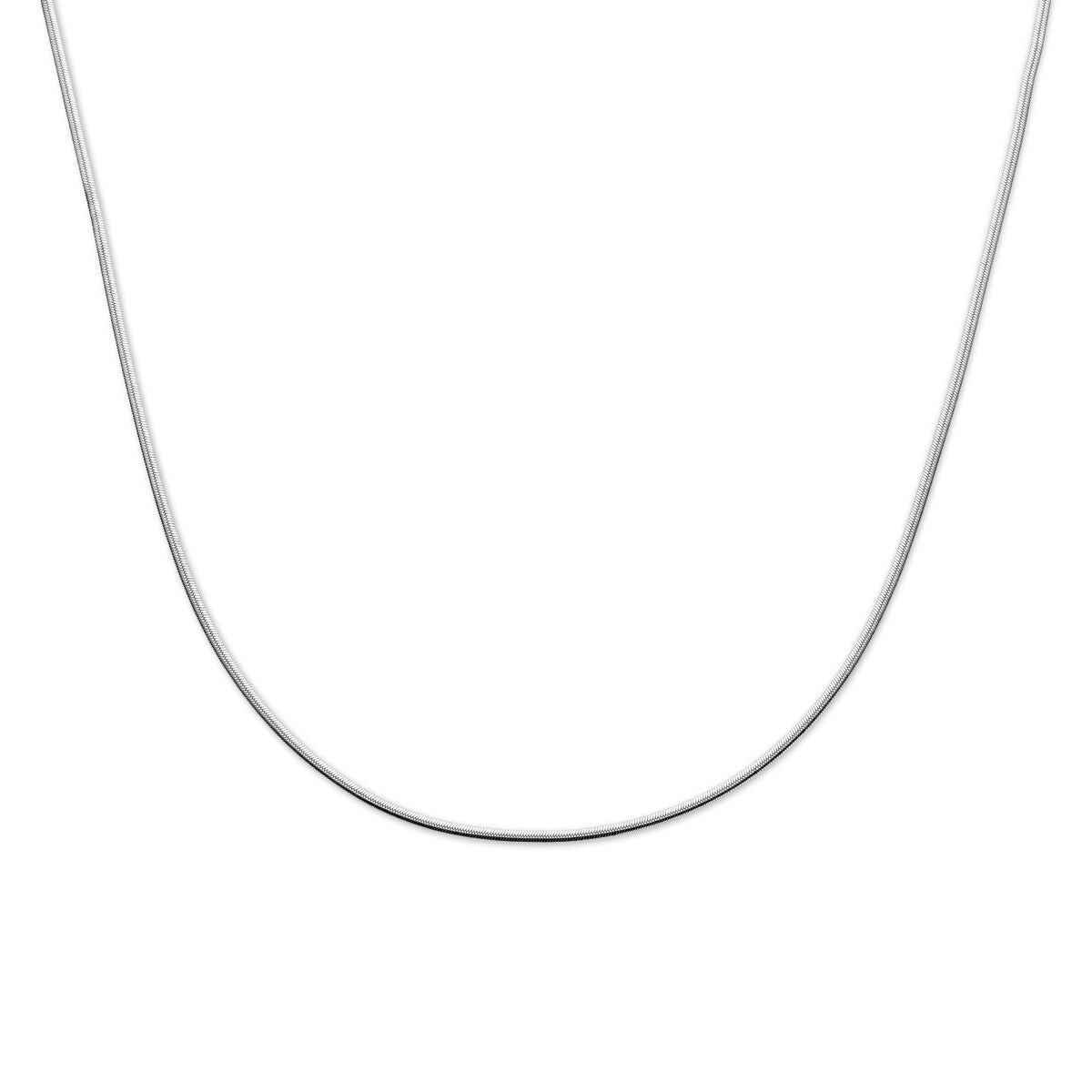 Collar de plata de mujer con eslabones gourmette de 5mm
