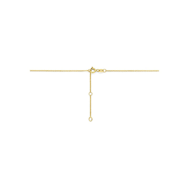 14k Geelgouden Y-collier met parels