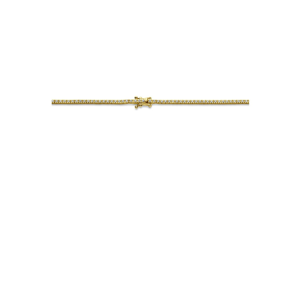collar de oro amarillo 14k con diamantes cultivados en laboratorio – 2.00ct