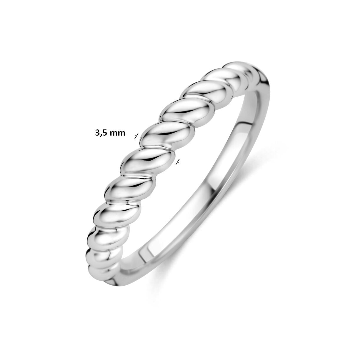 Anillo de plata 925 rodiado