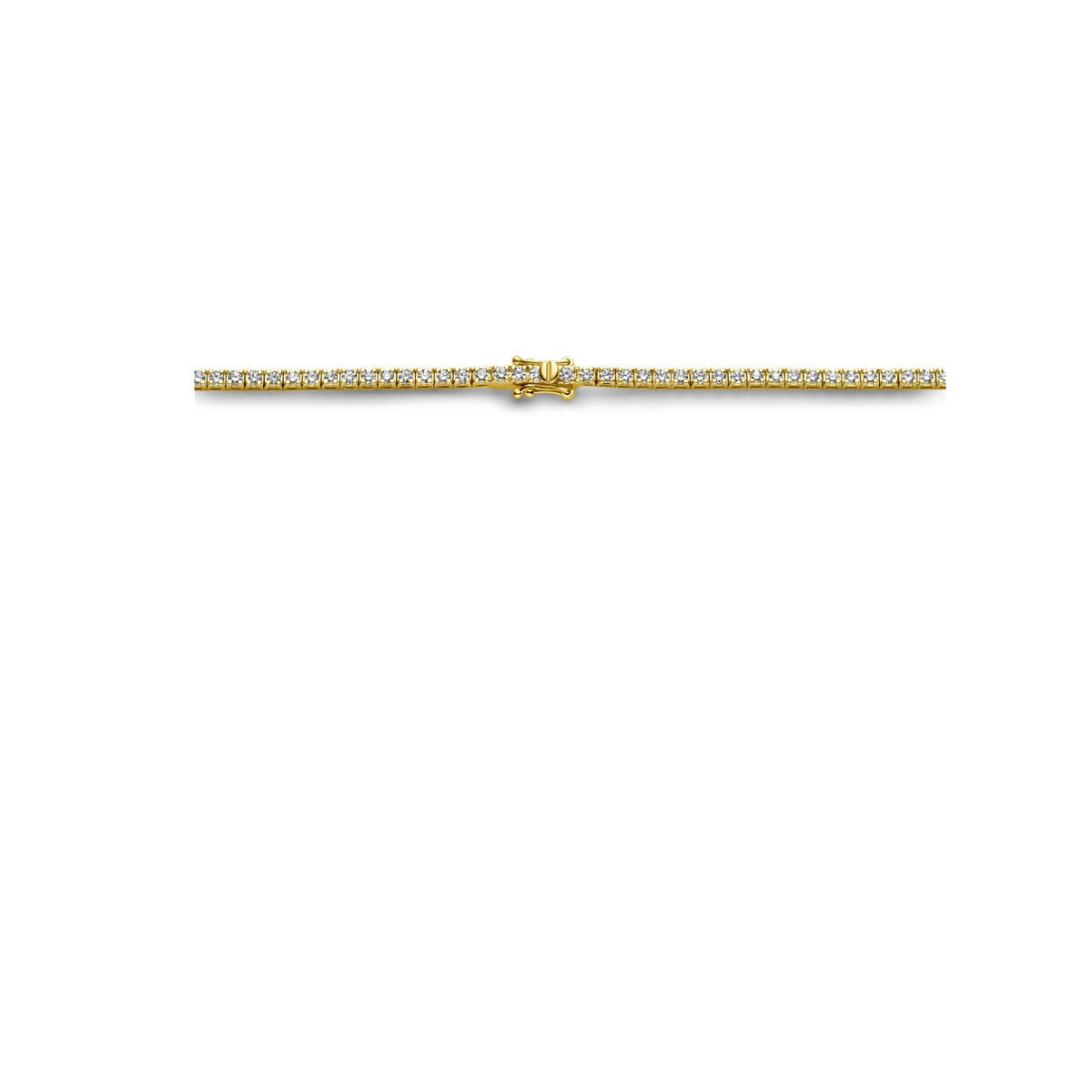 collar de oro amarillo de 14k con diamantes cultivados en laboratorio – 5.00ct