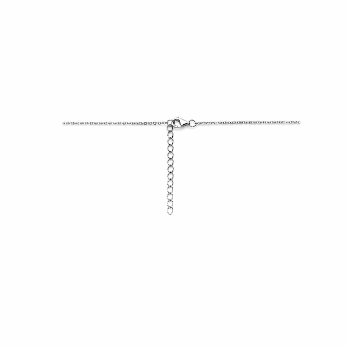 Collar infantil de plata con corazones – plata 925 rodiada