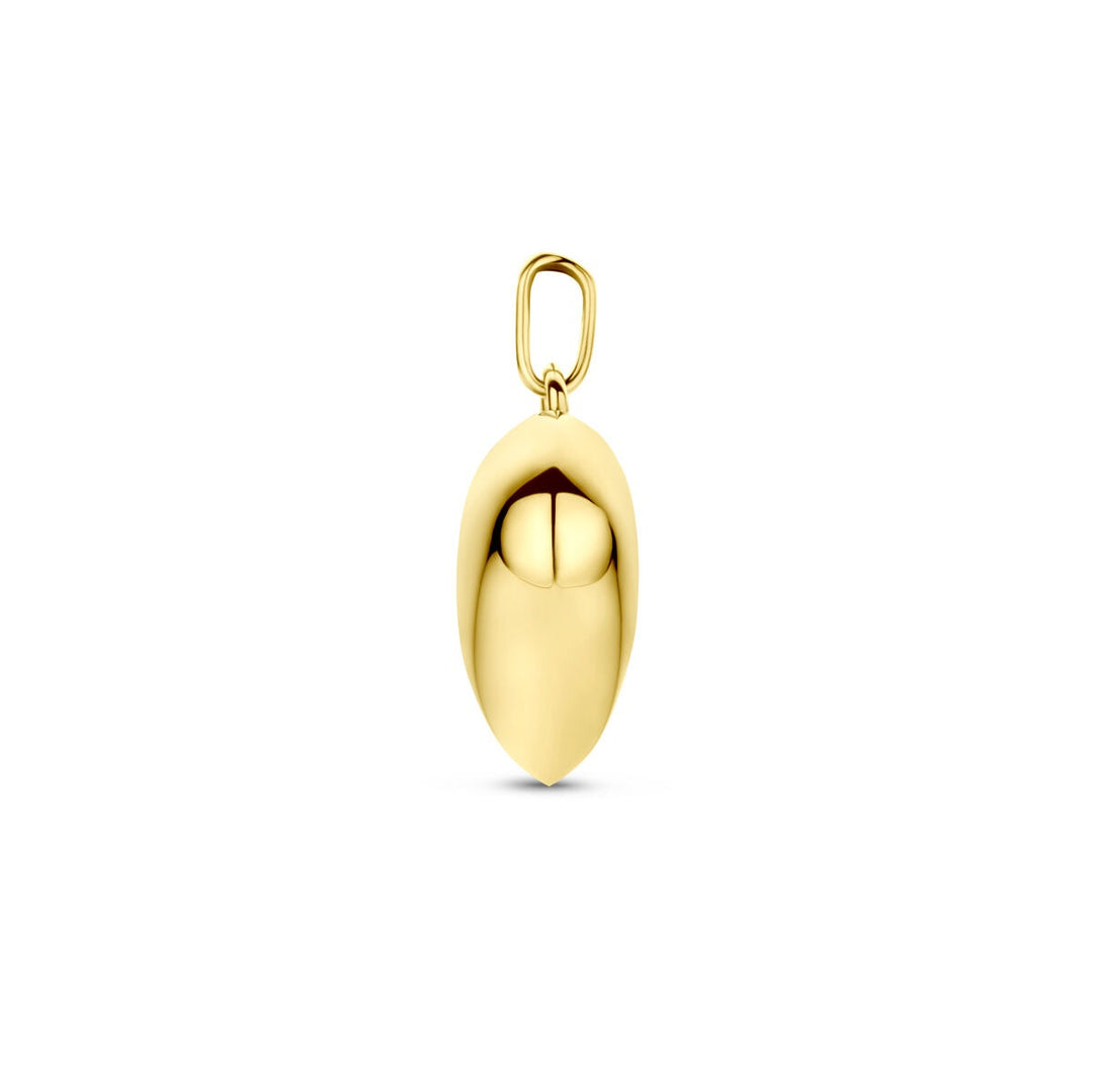14k Geelgouden Hanger met Hart – 19.5mm Hoog