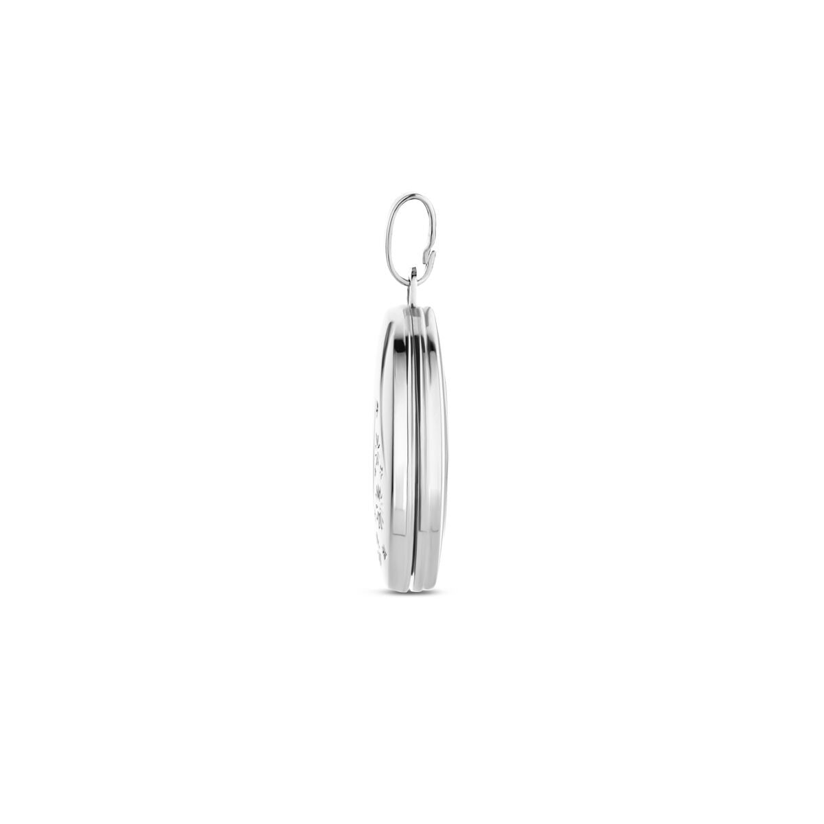 Medaillon de plata – ovalado rodiado plata 925