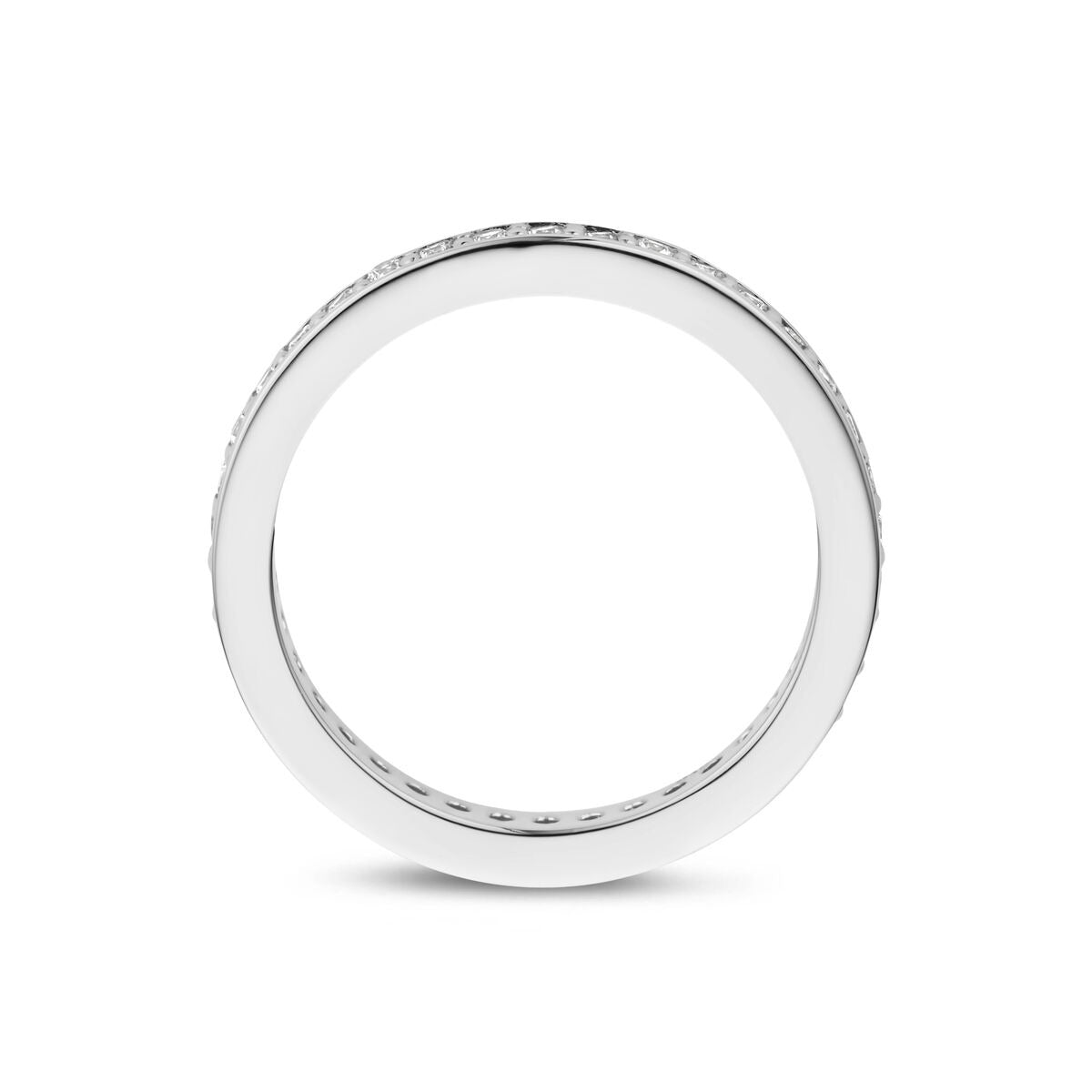 Anillo de plata 925 rodiado con circonita 2.5 mm