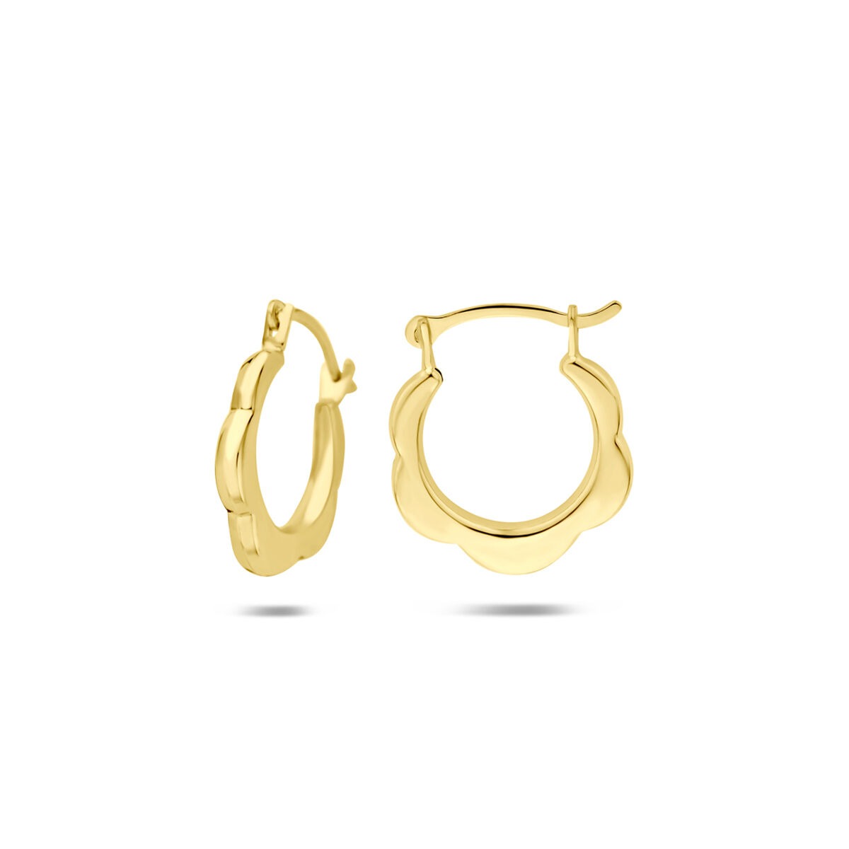 aros de oro amarillo de 9k