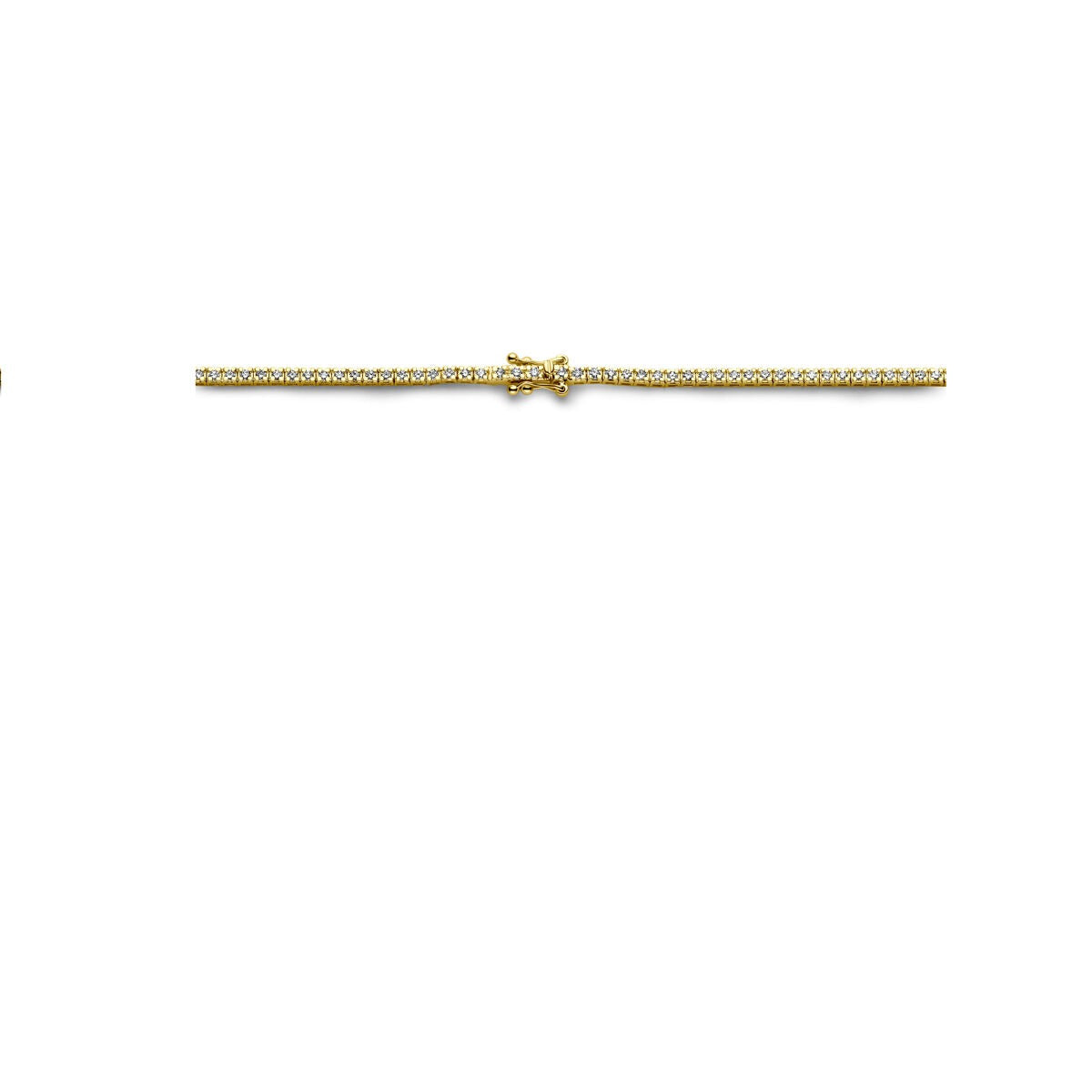 collar de oro amarillo 14k con diamantes cultivados en laboratorio – 3.00ct