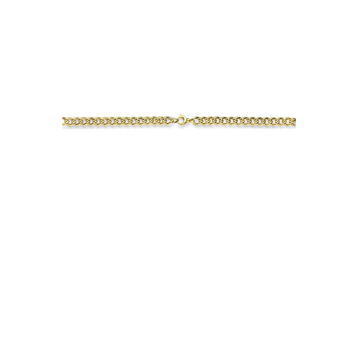 Collar de oro amarillo y oro blanco bicolor con diamante