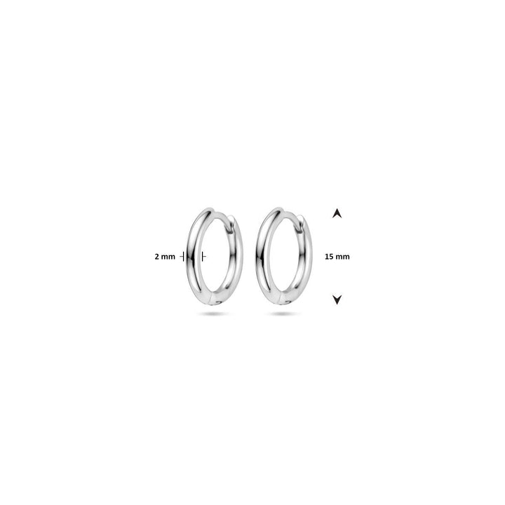 aros redondos 2,0 mm plata rodiado