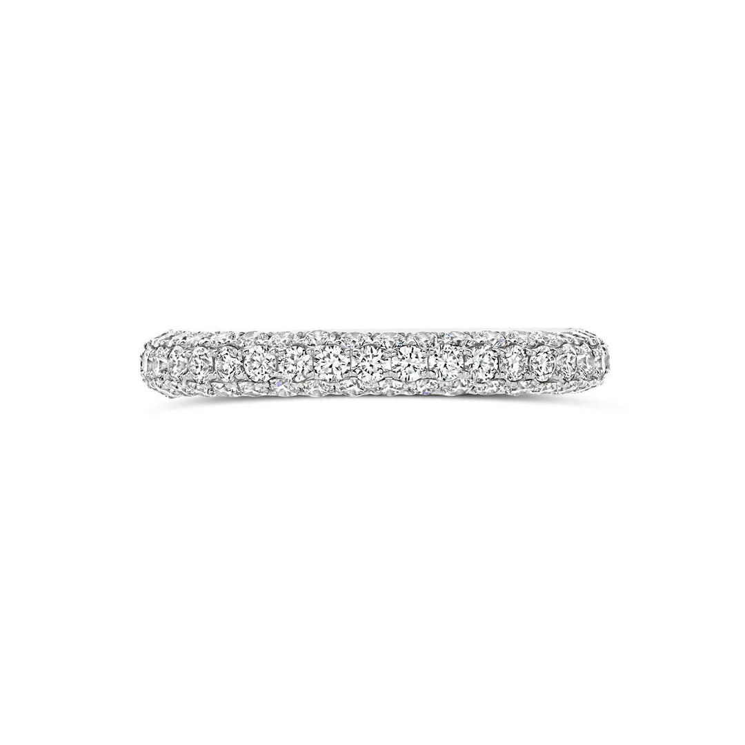 14k witgouden ring met diamant 1.24ct