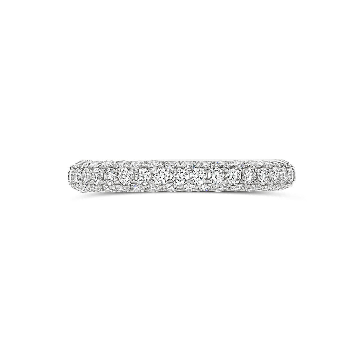 anillo de oro blanco con diamante 1.24ct