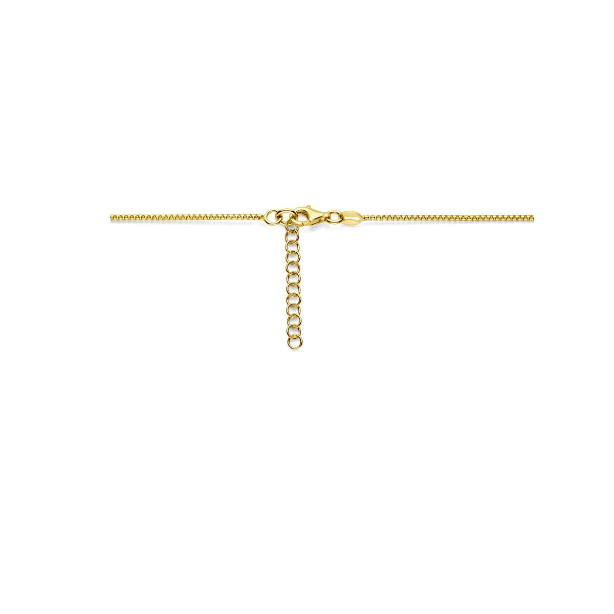 Collar chapado en oro con bolitas de plata – oro amarillo sobre plata 925