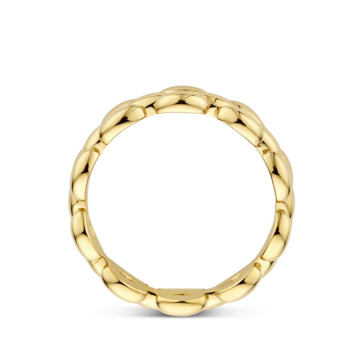 Anillo de mujer de oro amarillo de 14k