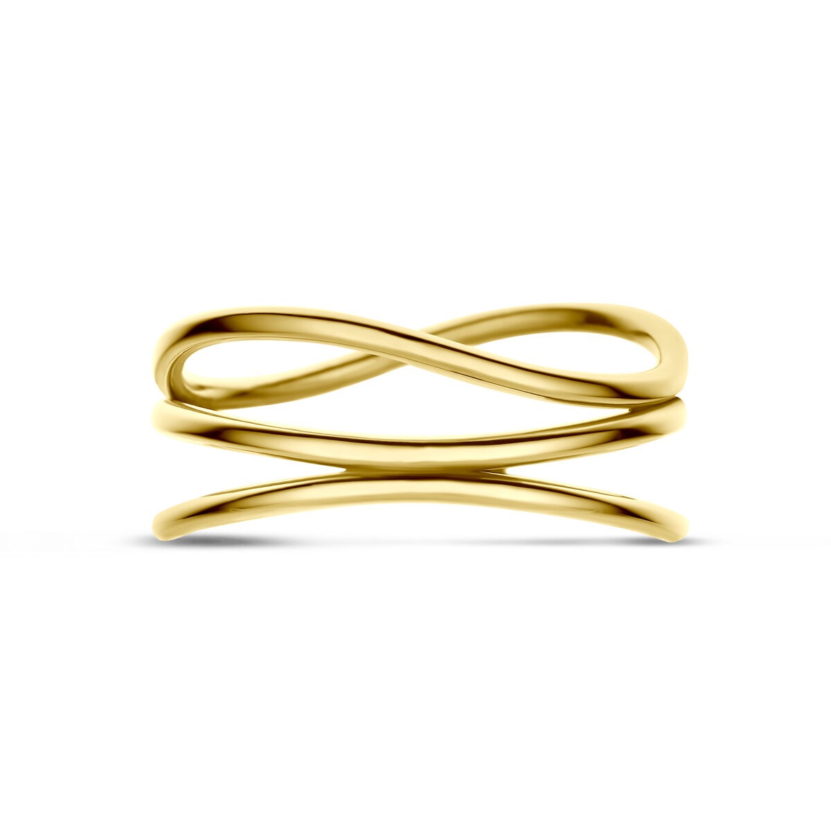 Anillo de oro amarillo 8,5 mm de mujer