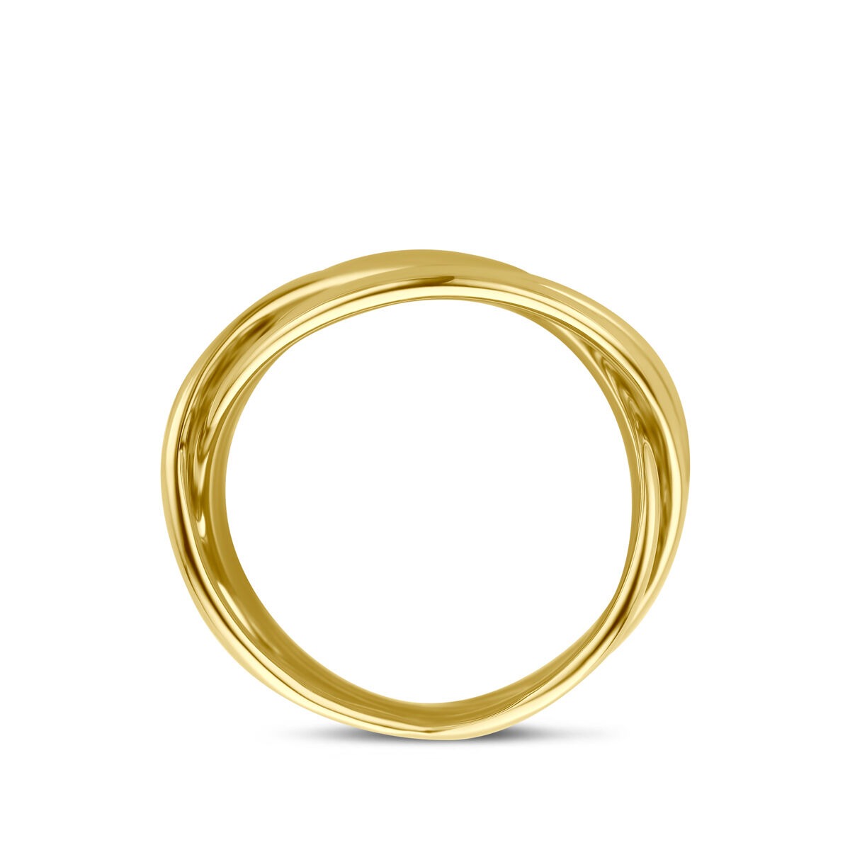 anillo de mujer de oro amarillo de 14k