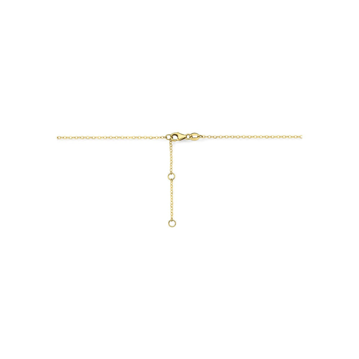 collar de oro amarillo con diamante 0,21 ct