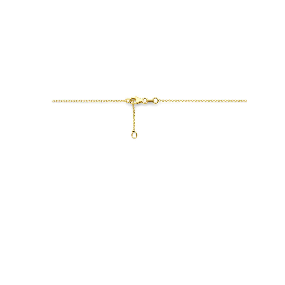 collar de oro amarillo de 14k con citrino