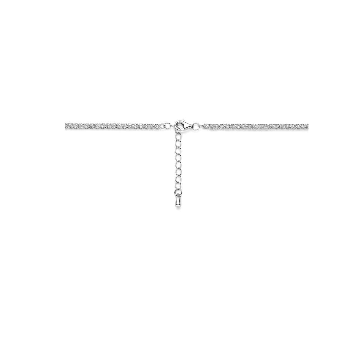 Collar de plata con circonitas – plata 925 rodiada