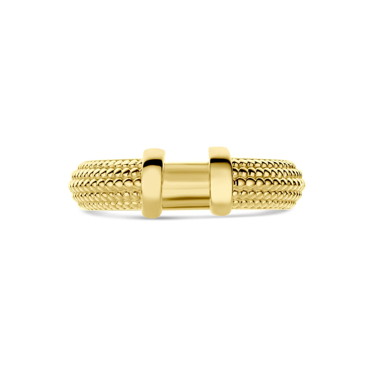 anillo de mujer de oro amarillo de 14k