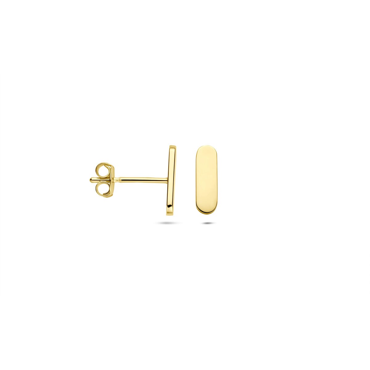 Pendientes de botón en oro amarillo – 14k