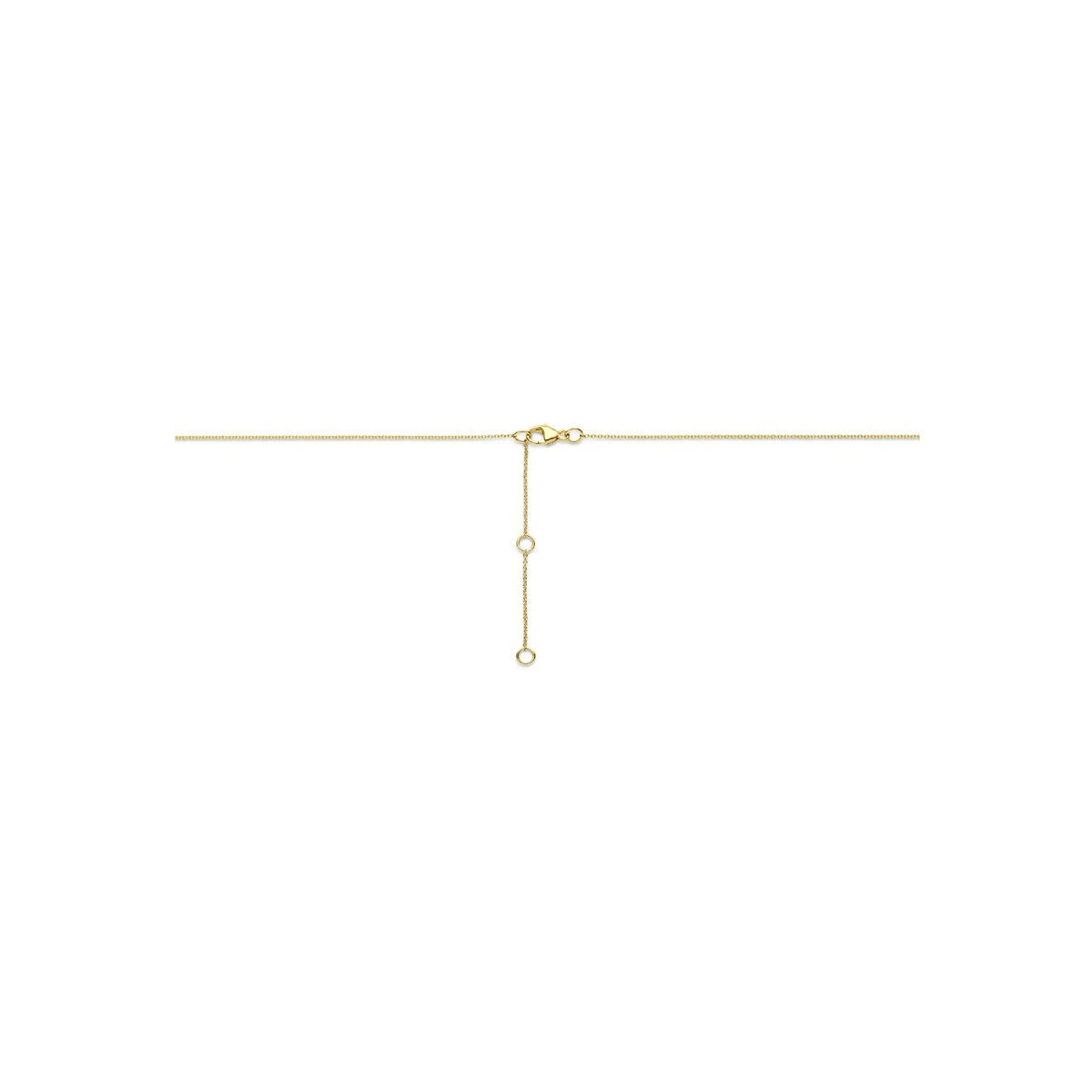 Collar de oro de 14k con diamante cultivado en laboratorio