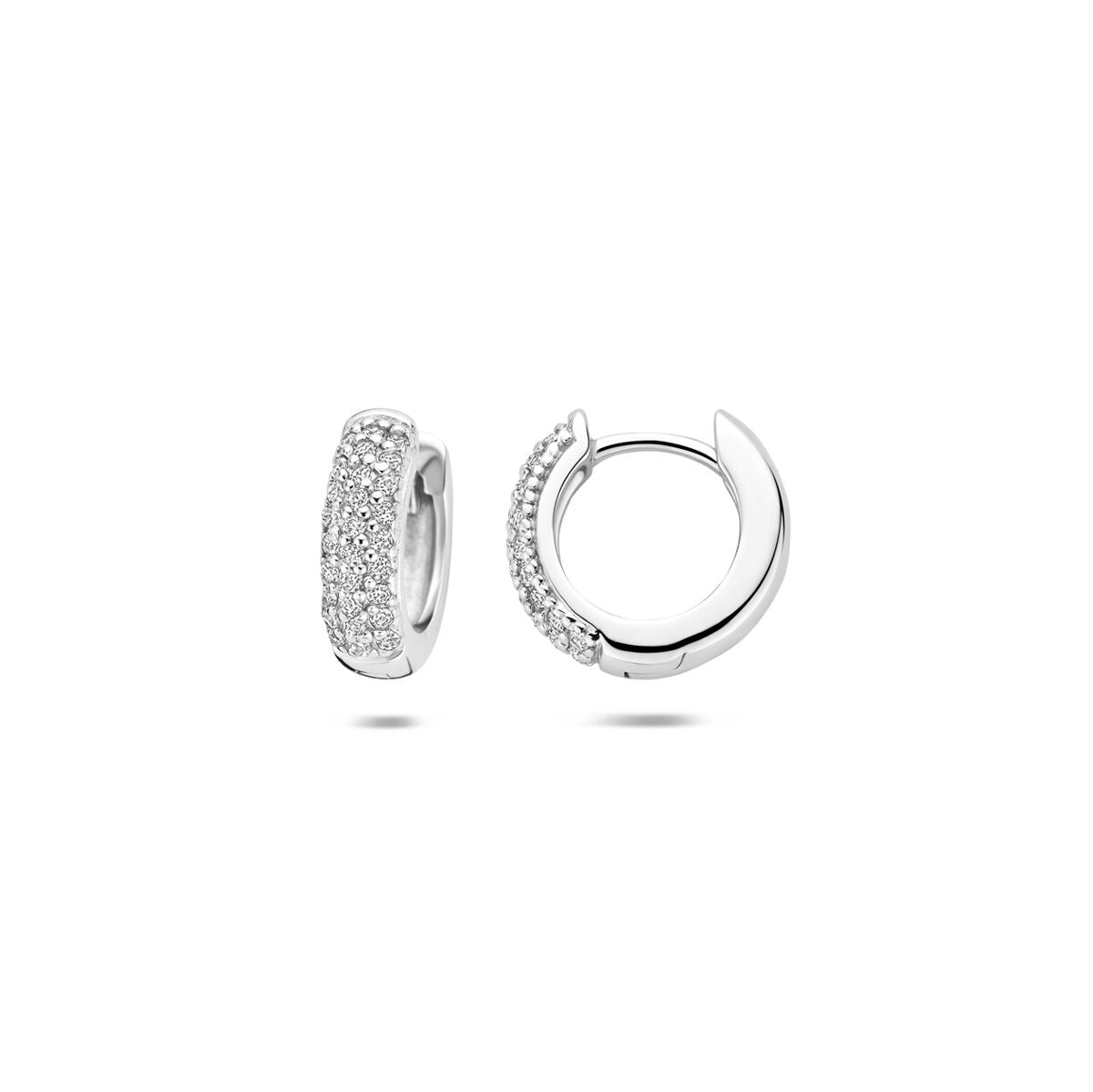 Aros de plata 925 con circonitas