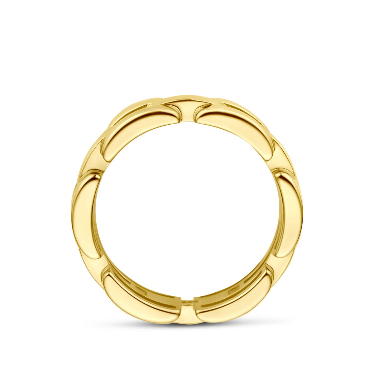 anillo de mujer de oro amarillo de 14k