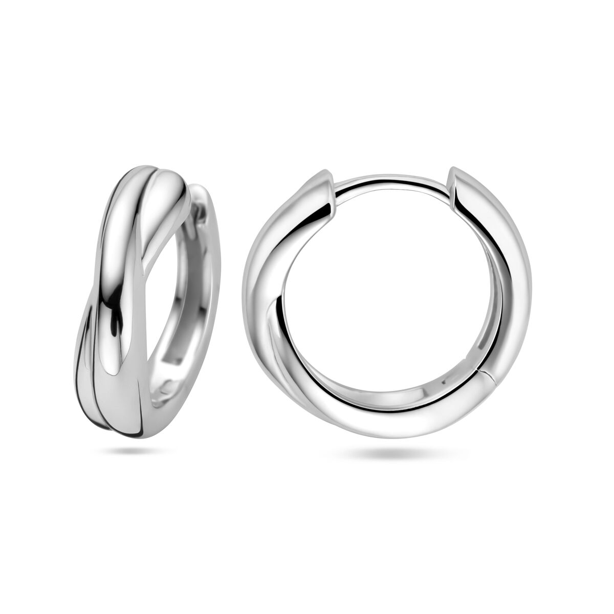 Aros de plata 925 rodiados – 13.5 mm
