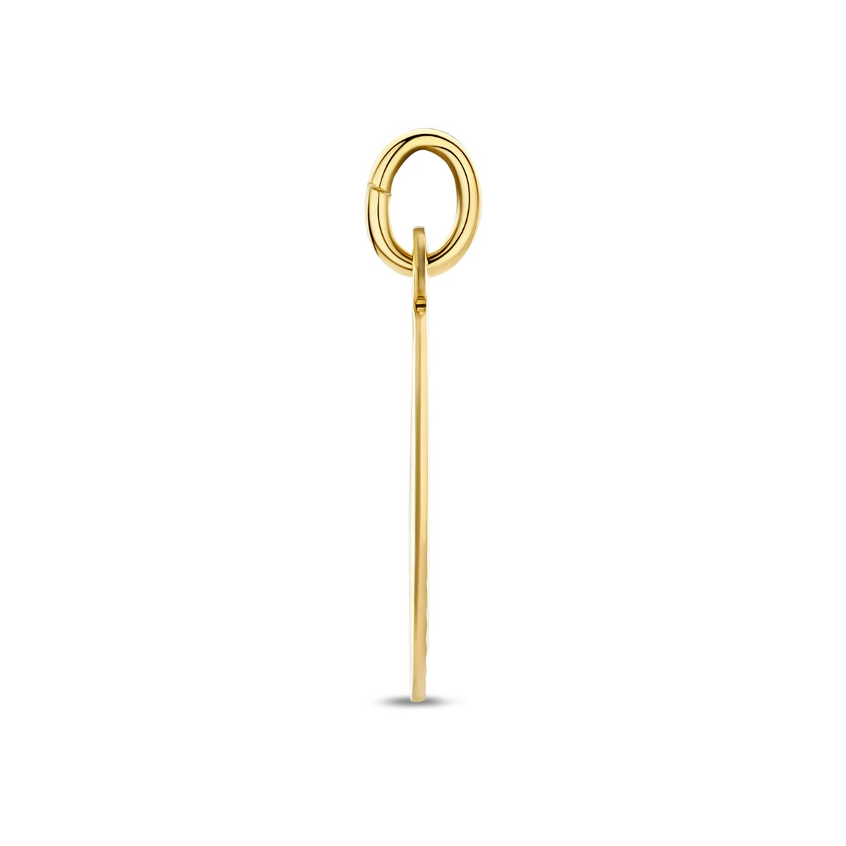 colgante de oro amarillo 9k cabeza de niño redondo