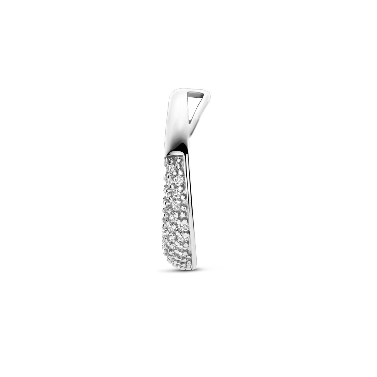 Colgante de plata con pavé de circonitas – plata 925 rodiada