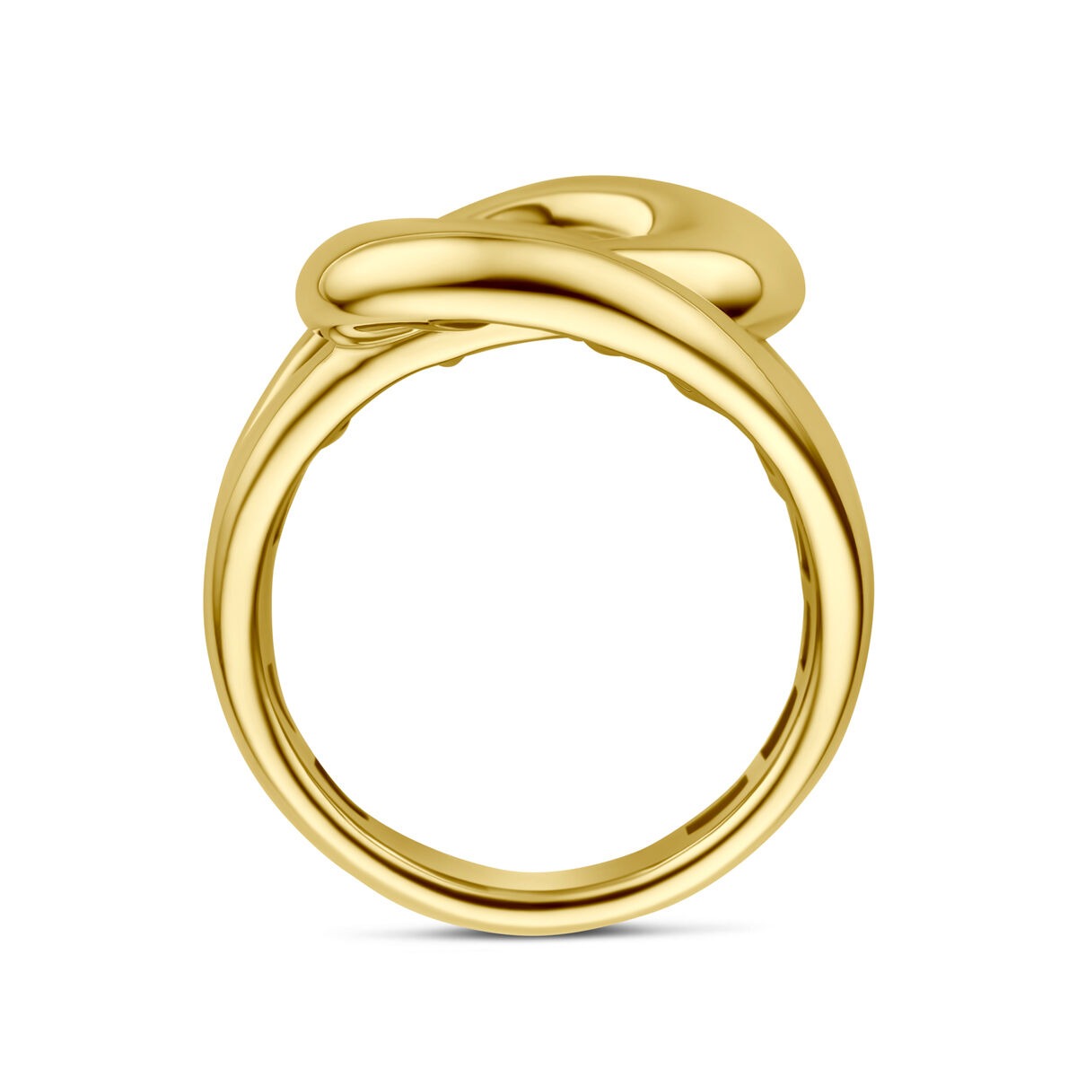 anillo de mujer de oro amarillo de 14k
