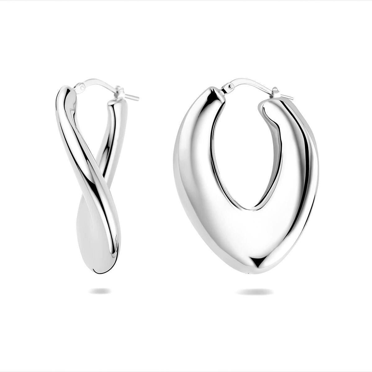 Aros de plata – rodiados en plata 925