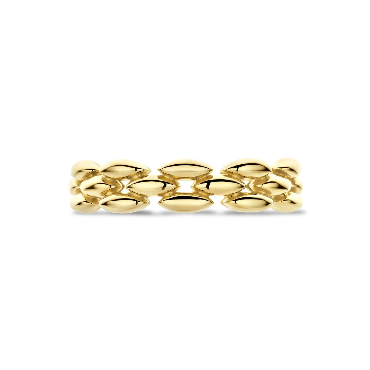 Anillo de mujer de oro amarillo de 14k