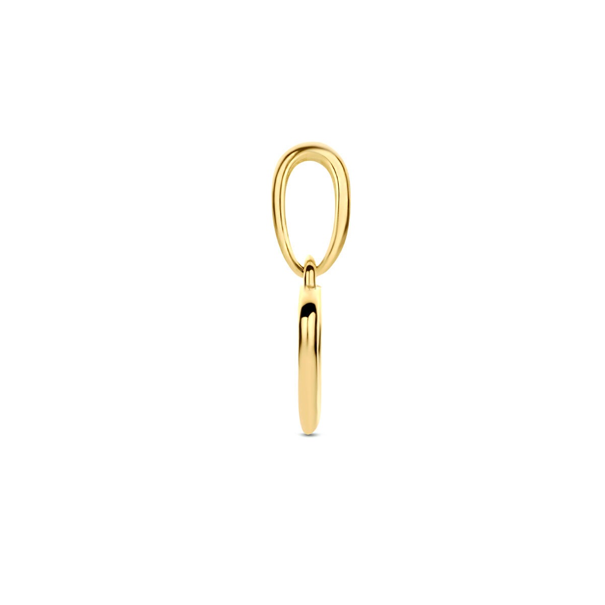colgante de corazón en oro – 9k oro amarillo