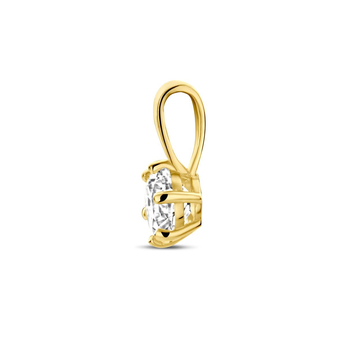 colgante chapado en oro amarillo con circonitas – 9k