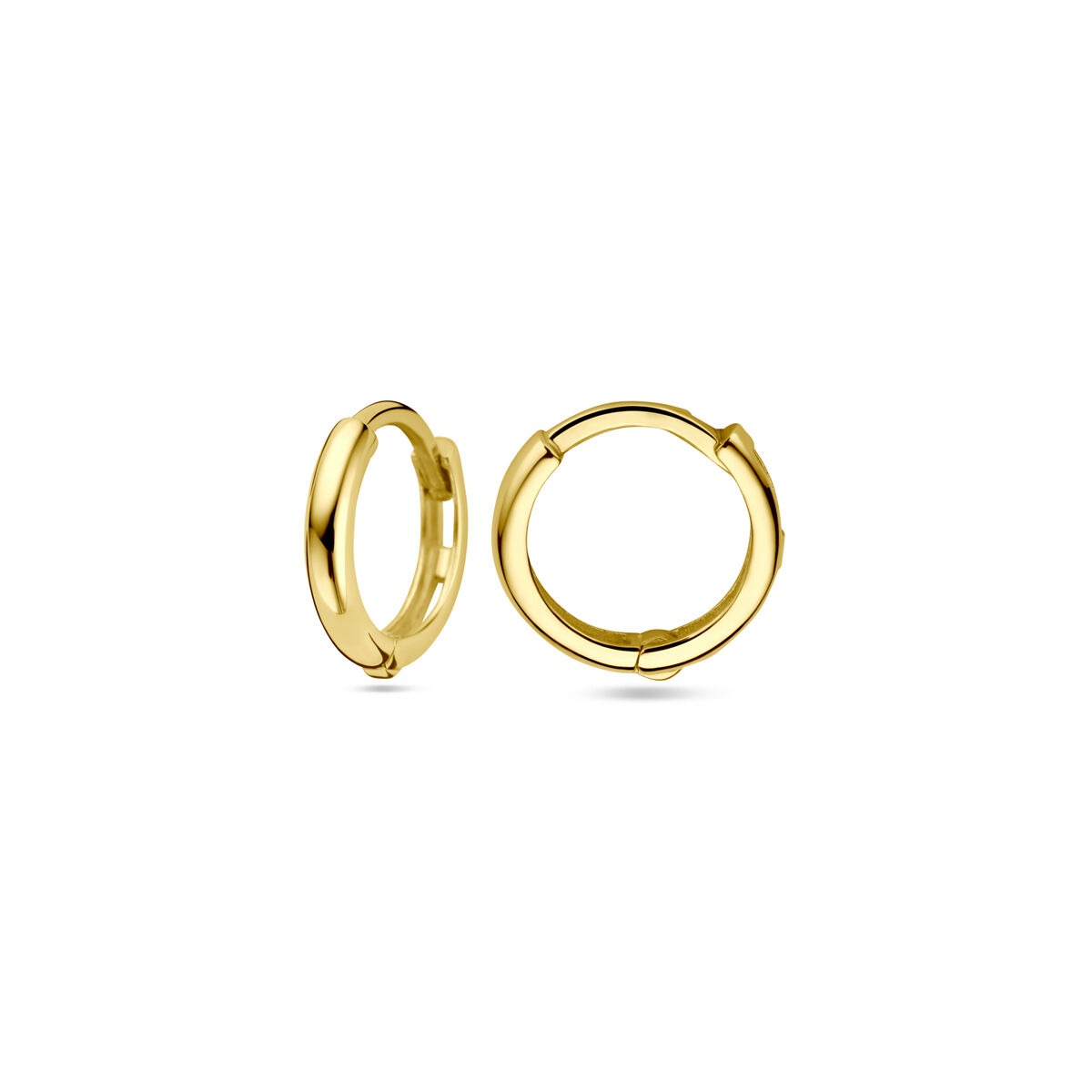 Aros chapados en oro amarillo – 9k