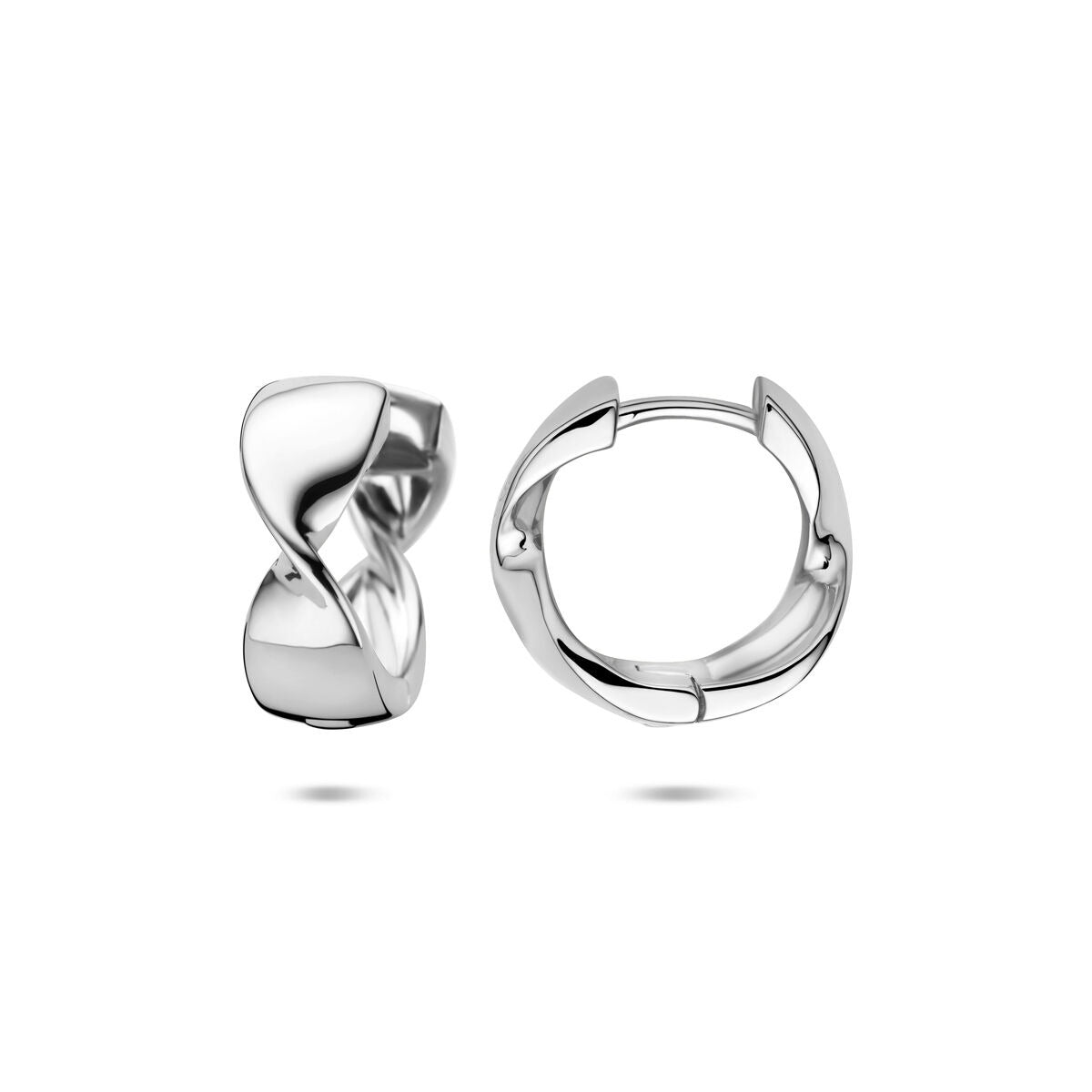 Aros de plata de mujer – 15 x 6 mm
