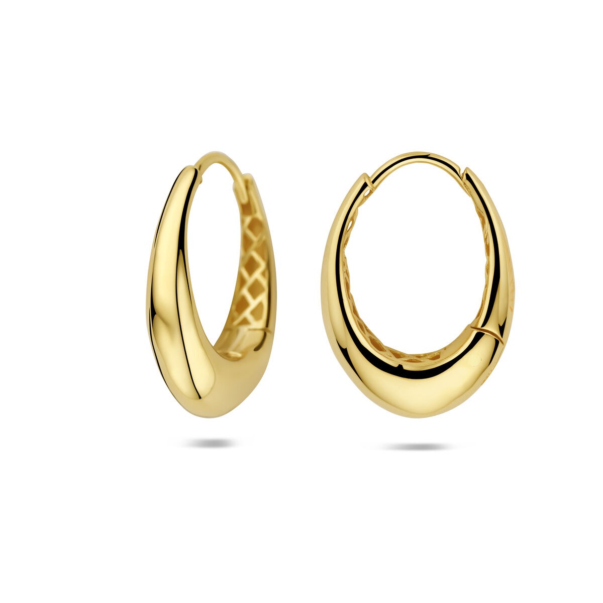 Aros de oro amarillo de mujer