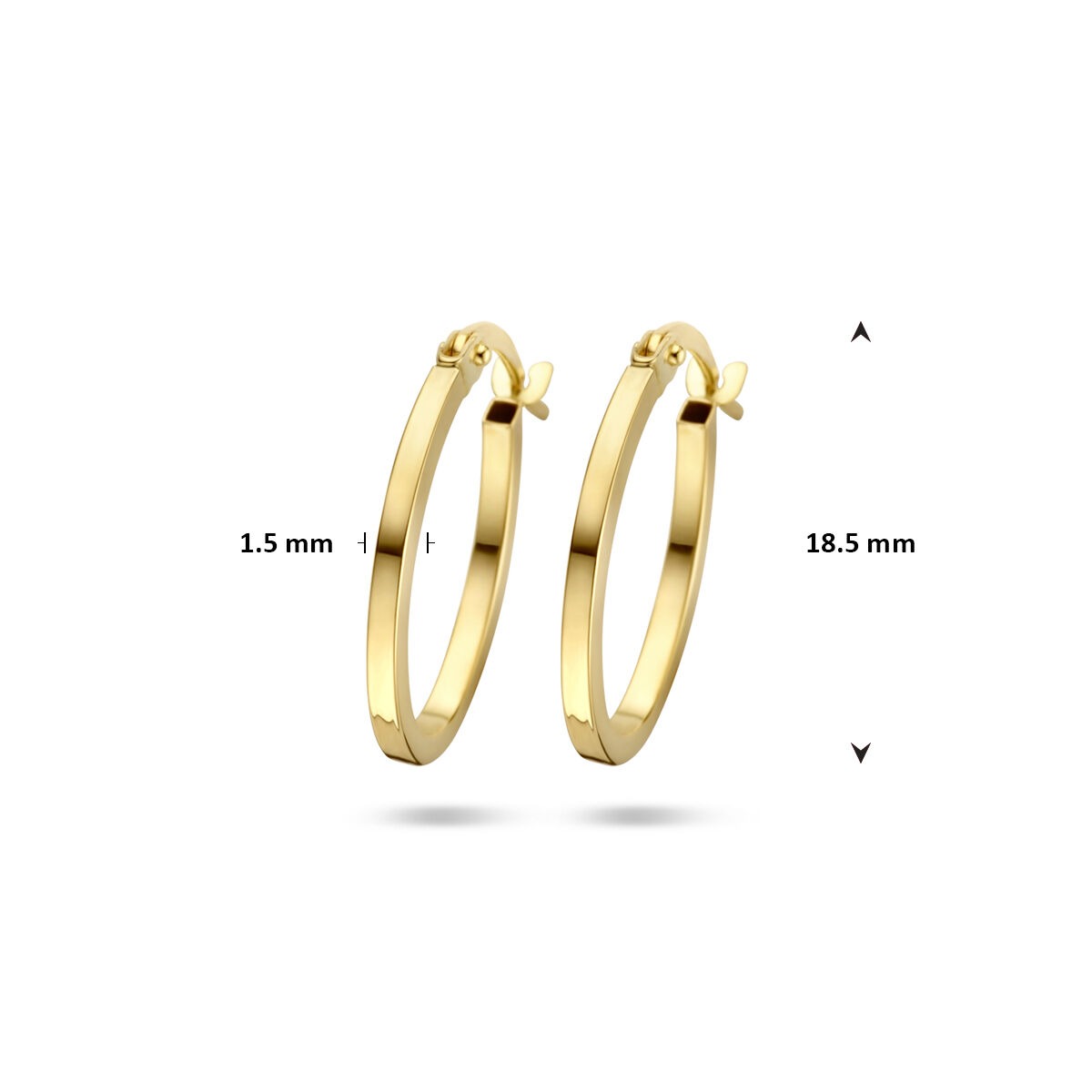 aros de oro amarillo – 9k