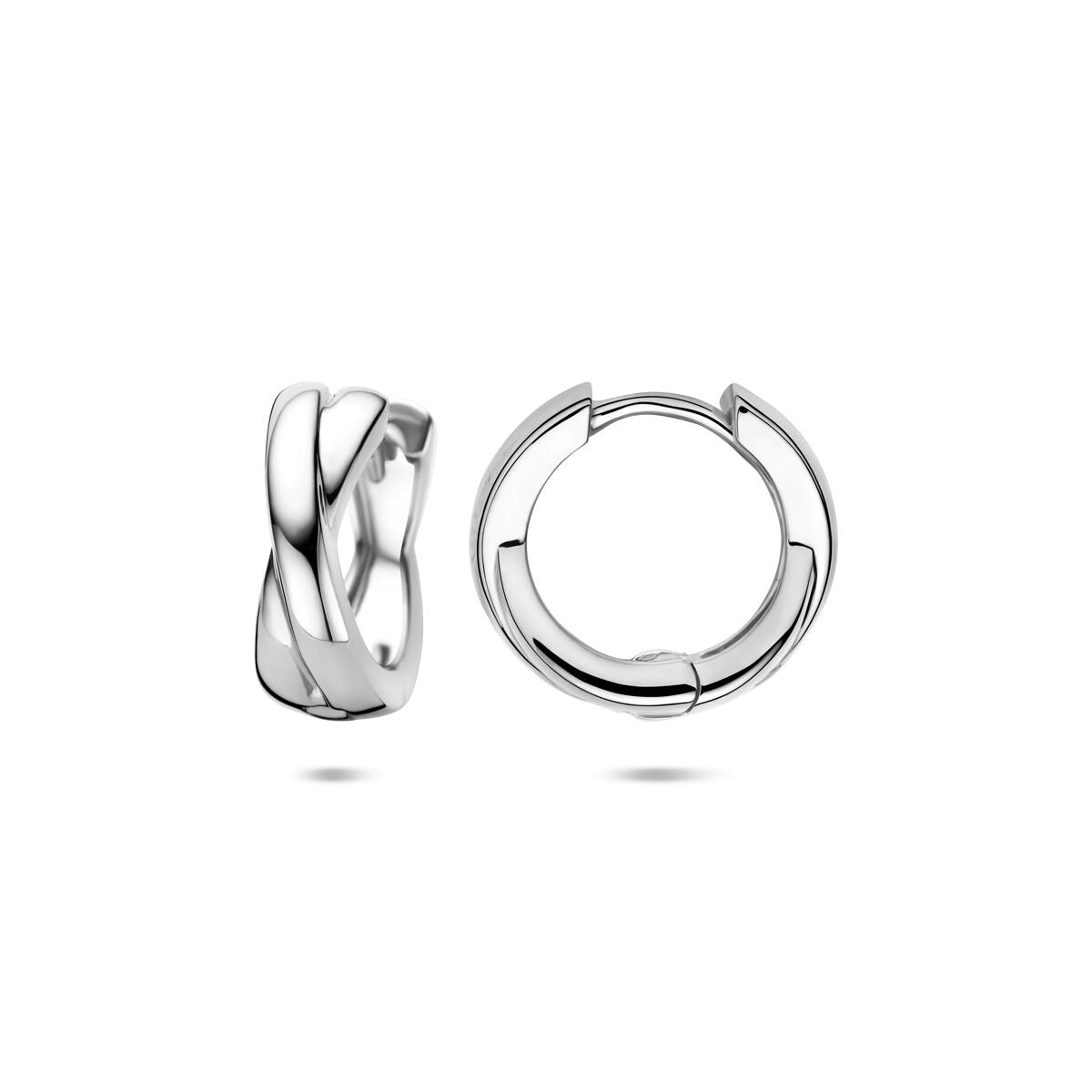 Aros de plata de mujer – 15 x 5.5 mm