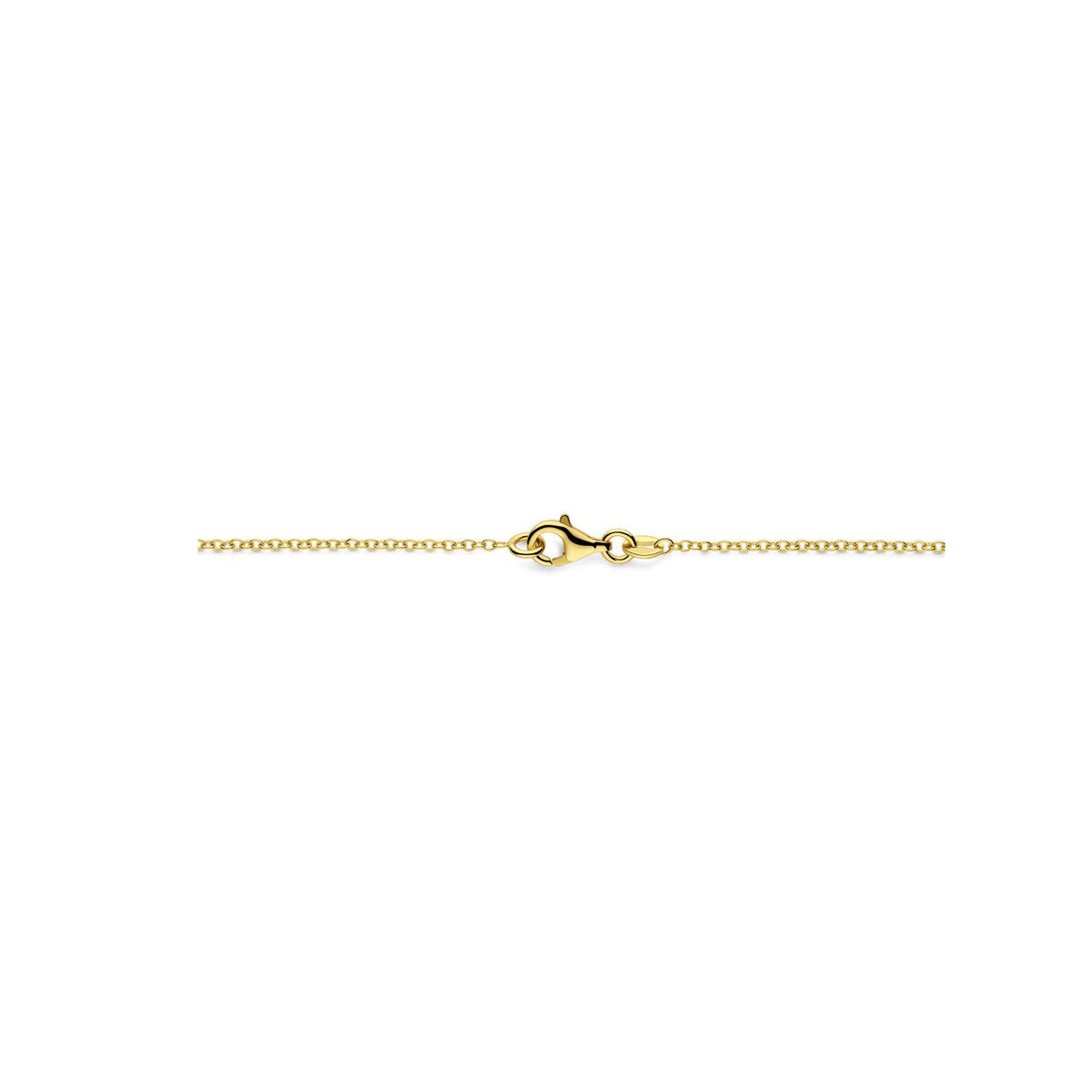 Collar de mujer en oro con colgante doble en forma de gota – 14k oro amarillo