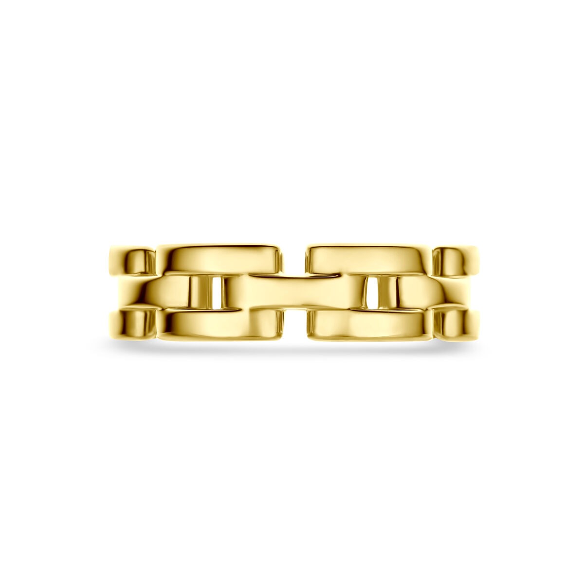 anillo de mujer de oro amarillo de 14k