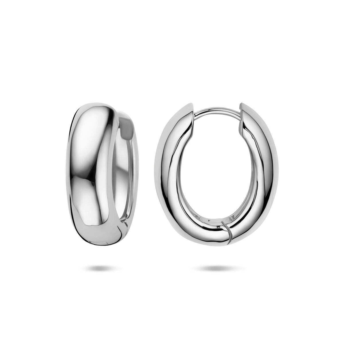 Aros de plata de mujer – 20 x 17 mm