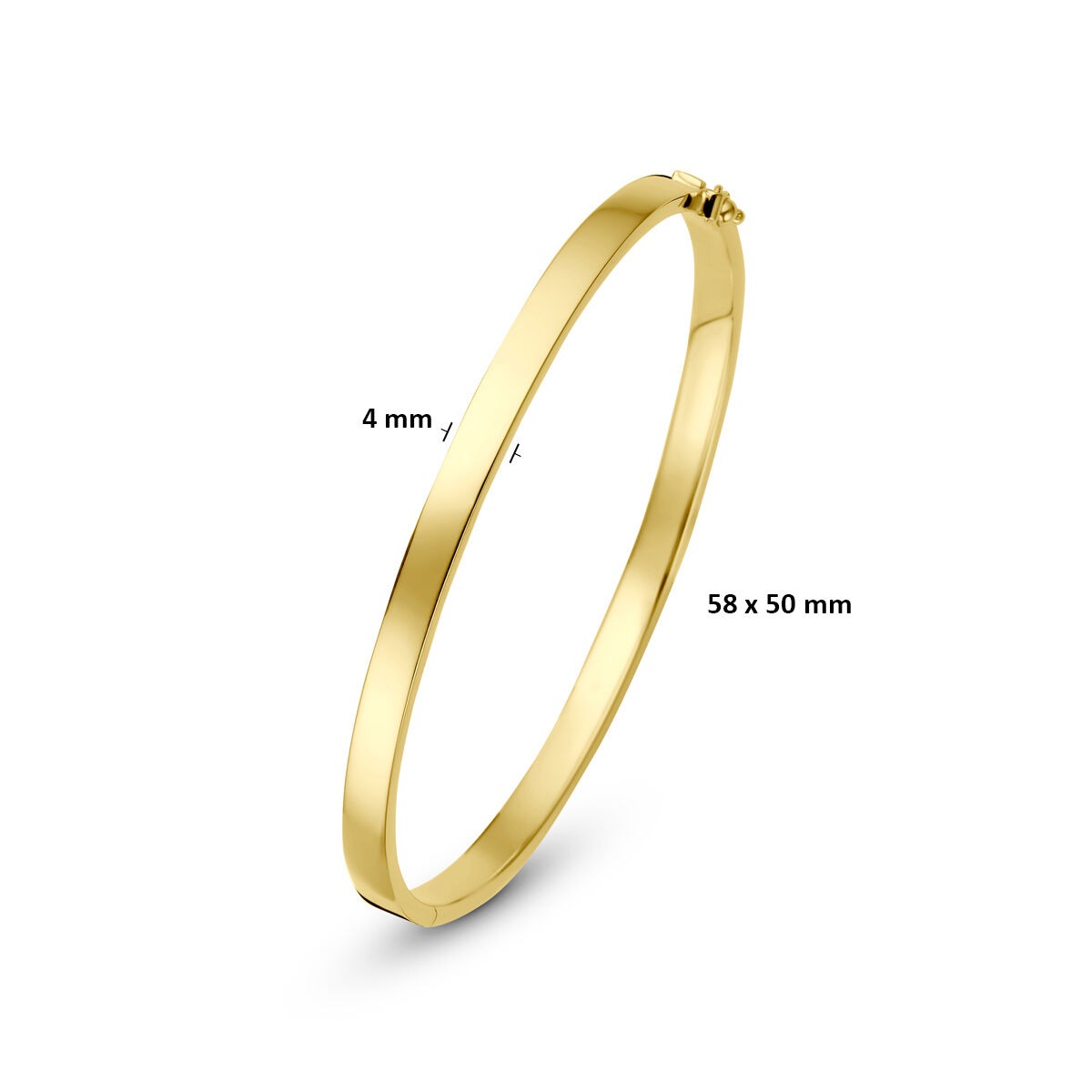 Brazalete de oro amarillo Silgold de mujer 14k