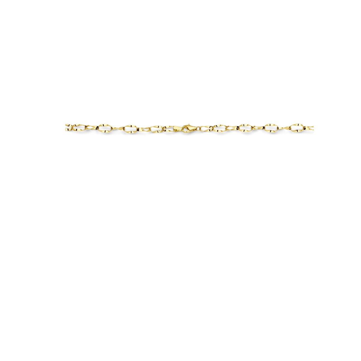 Collar de mujer en oro – eslabón ancla de 14k