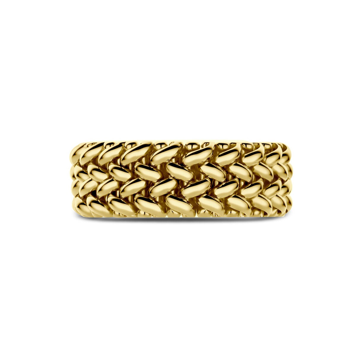 anillo de mujer de oro amarillo de 14k