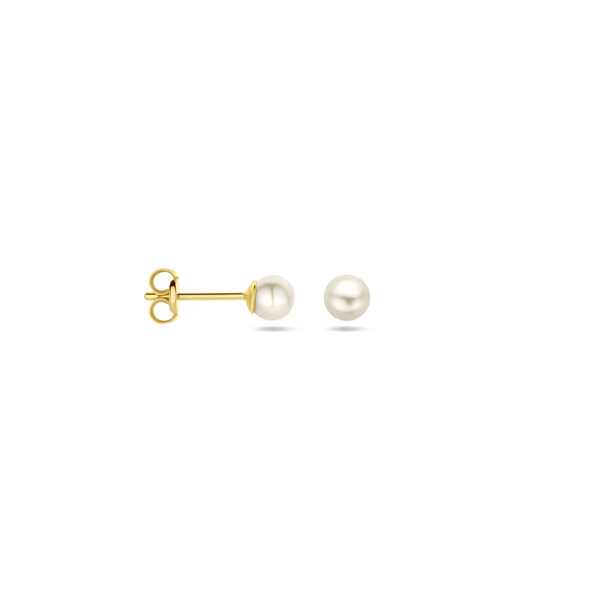 Pendientes de botón de oro – 9k oro amarillo